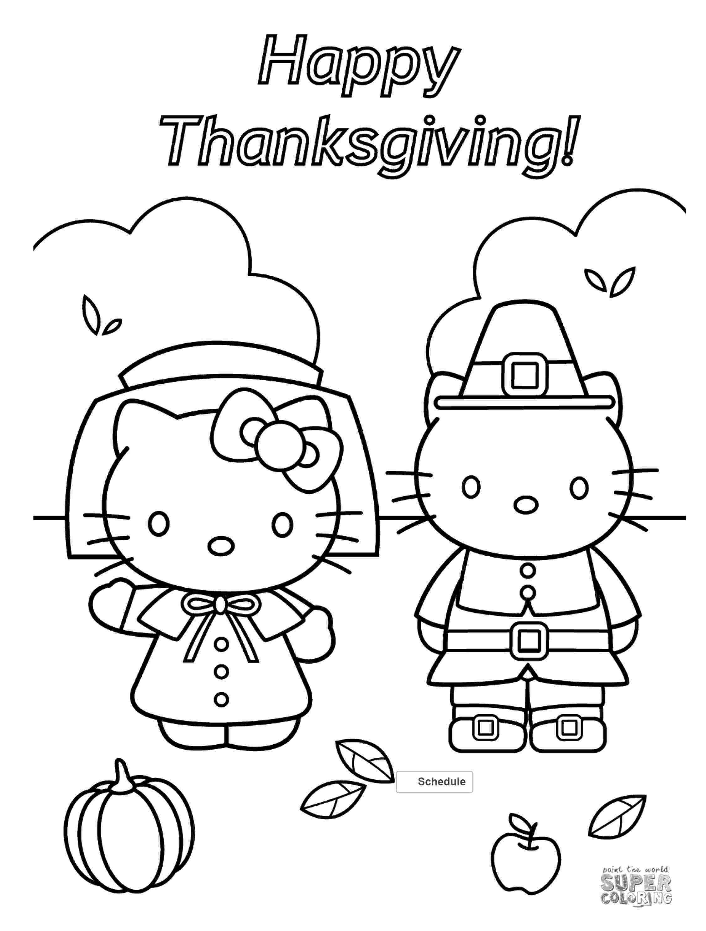 60 Printable Disney Thanksgiving Color Pages 34