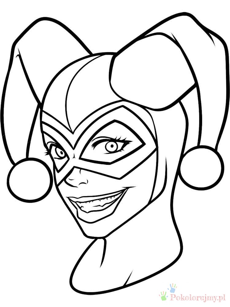 60 Printable Harley Quinn Coloring Page 11