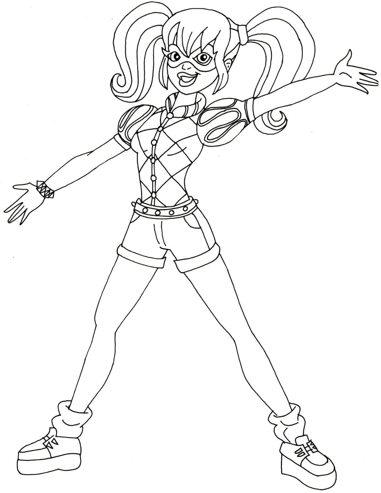 60 Printable Harley Quinn Coloring Page 23