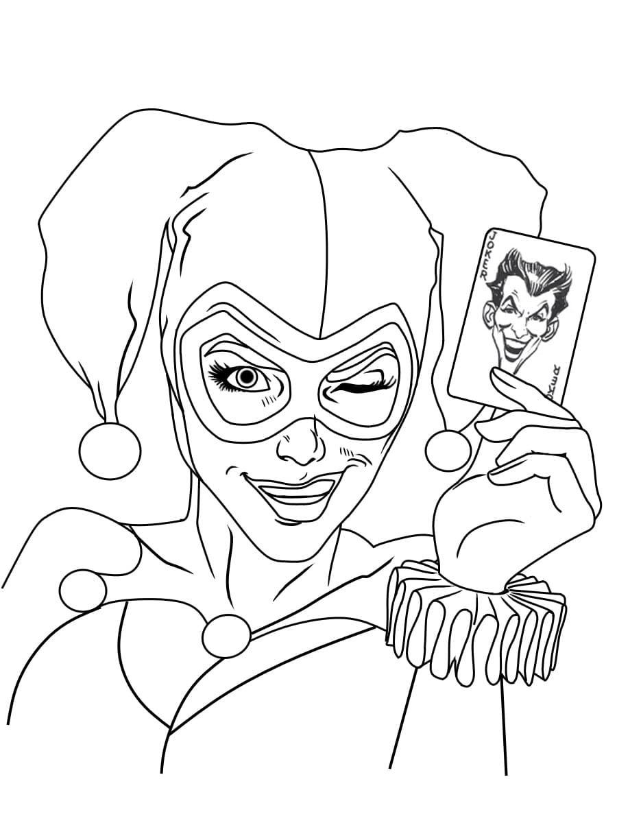 60 Printable Harley Quinn Coloring Page 25