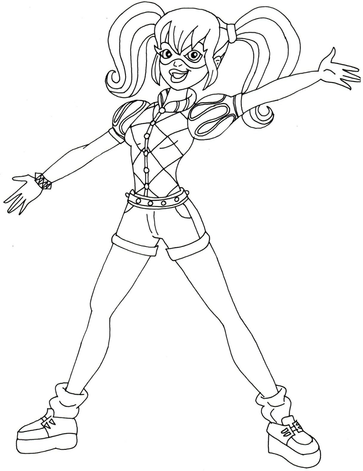 60 Printable Harley Quinn Coloring Page 26