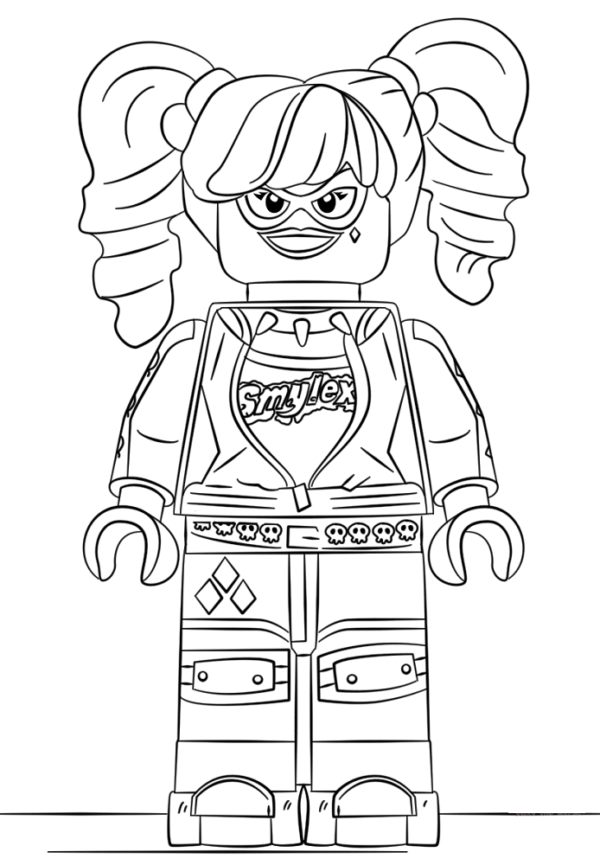 60 Printable Harley Quinn Coloring Page 28