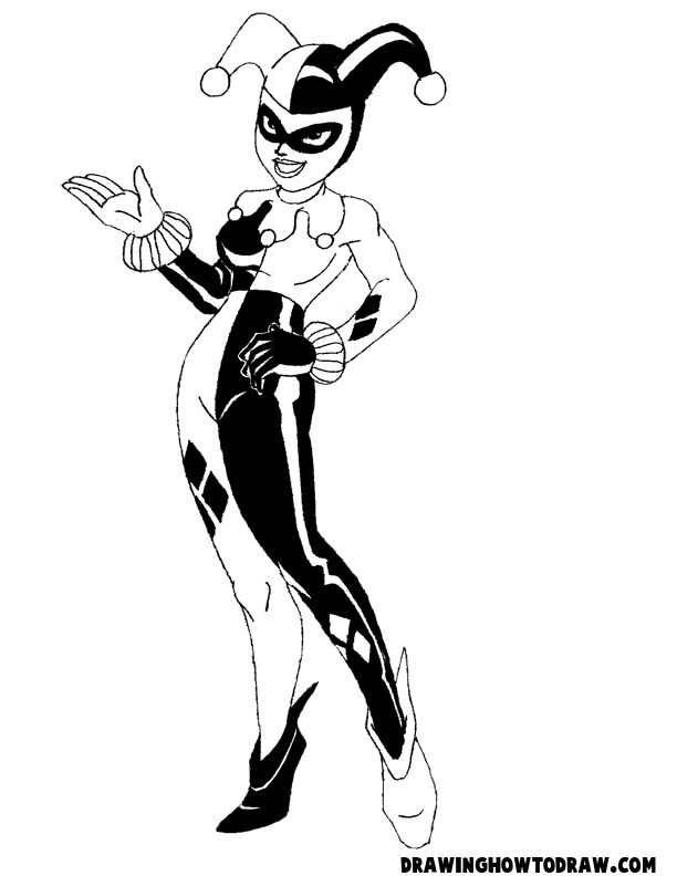 60 Printable Harley Quinn Coloring Page 46