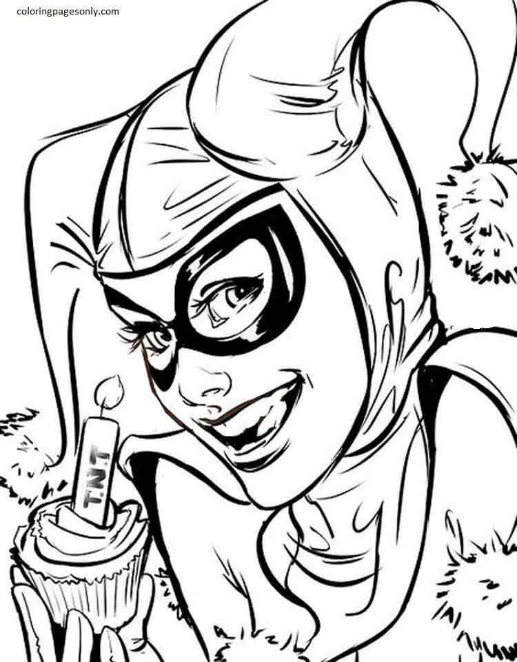 60 Printable Harley Quinn Coloring Page 49