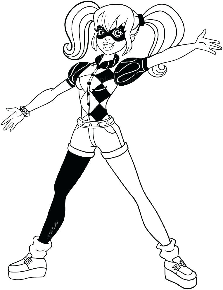 60 Printable Harley Quinn Coloring Page 50