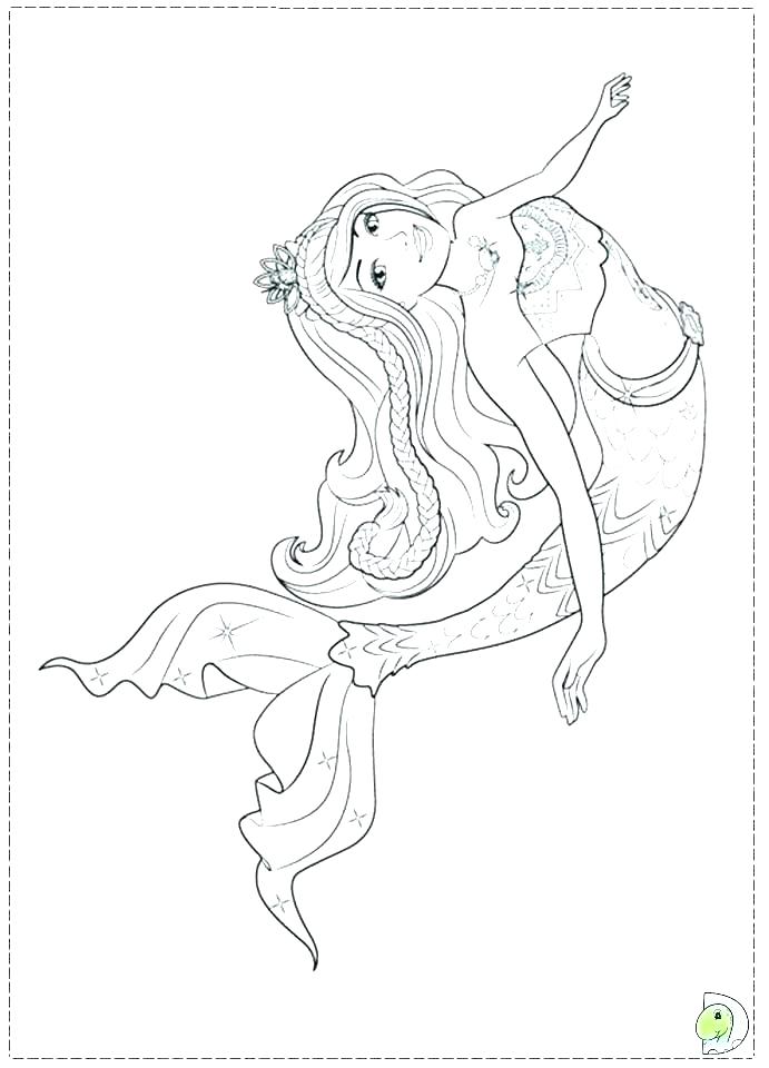 60 Printable Realistic Mermaid Coloring Pages 13