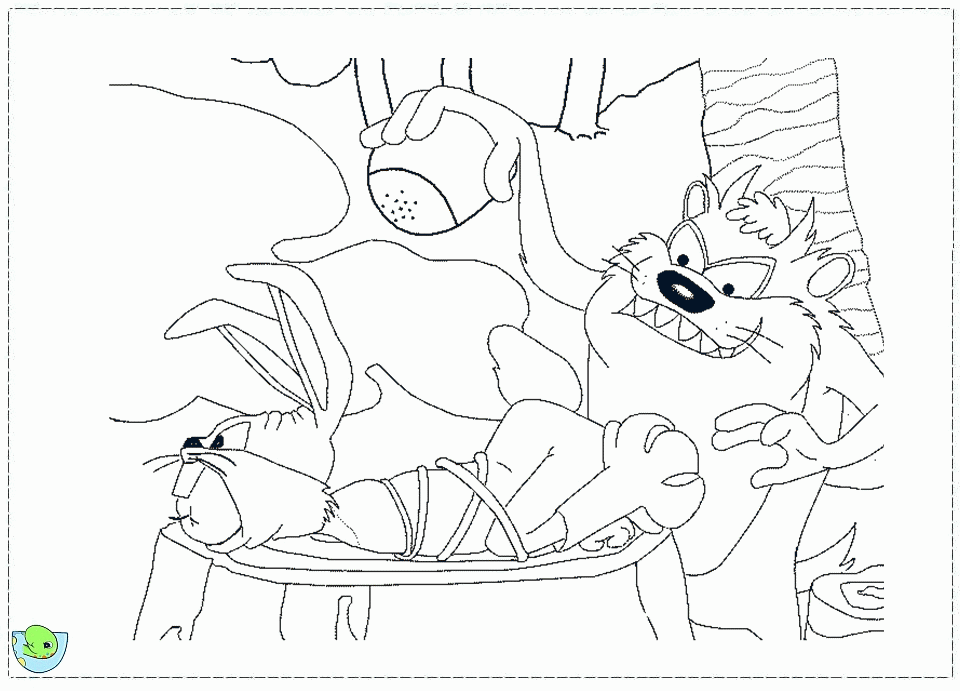 60 Printable Tasmanian Devil Coloring Pages 23