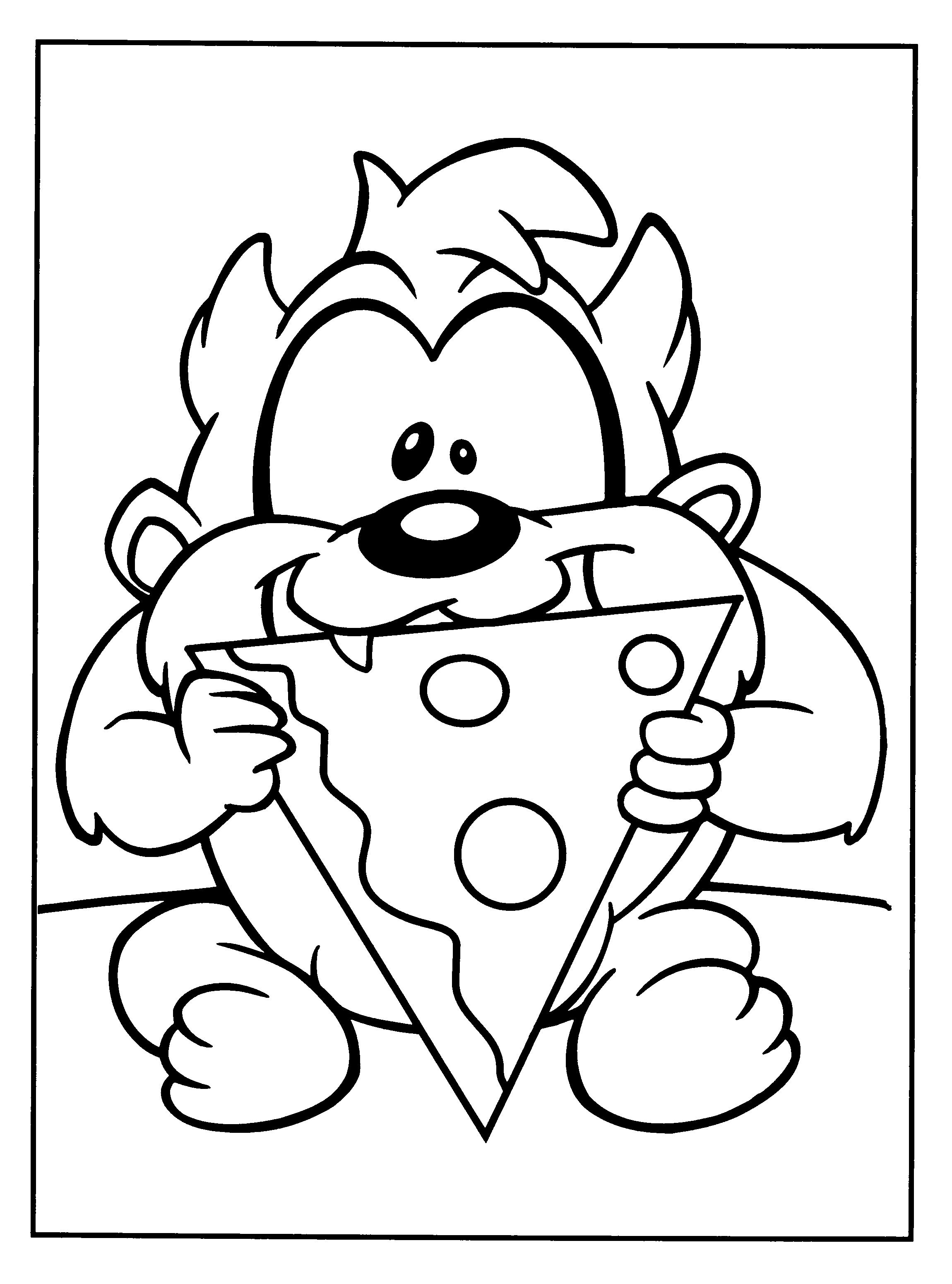 60 Printable Tasmanian Devil Coloring Pages 24