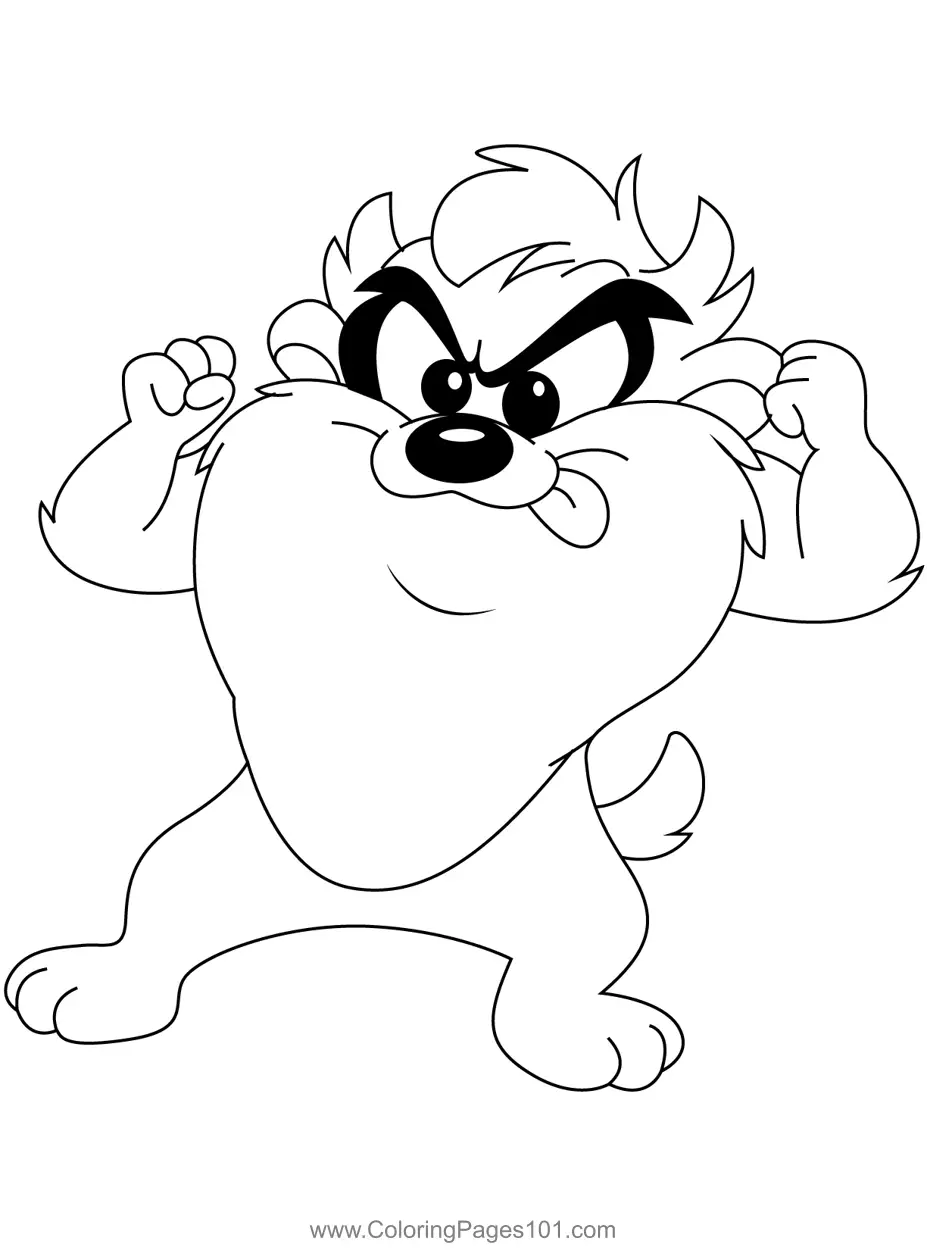 60 Printable Tasmanian Devil Coloring Pages 28