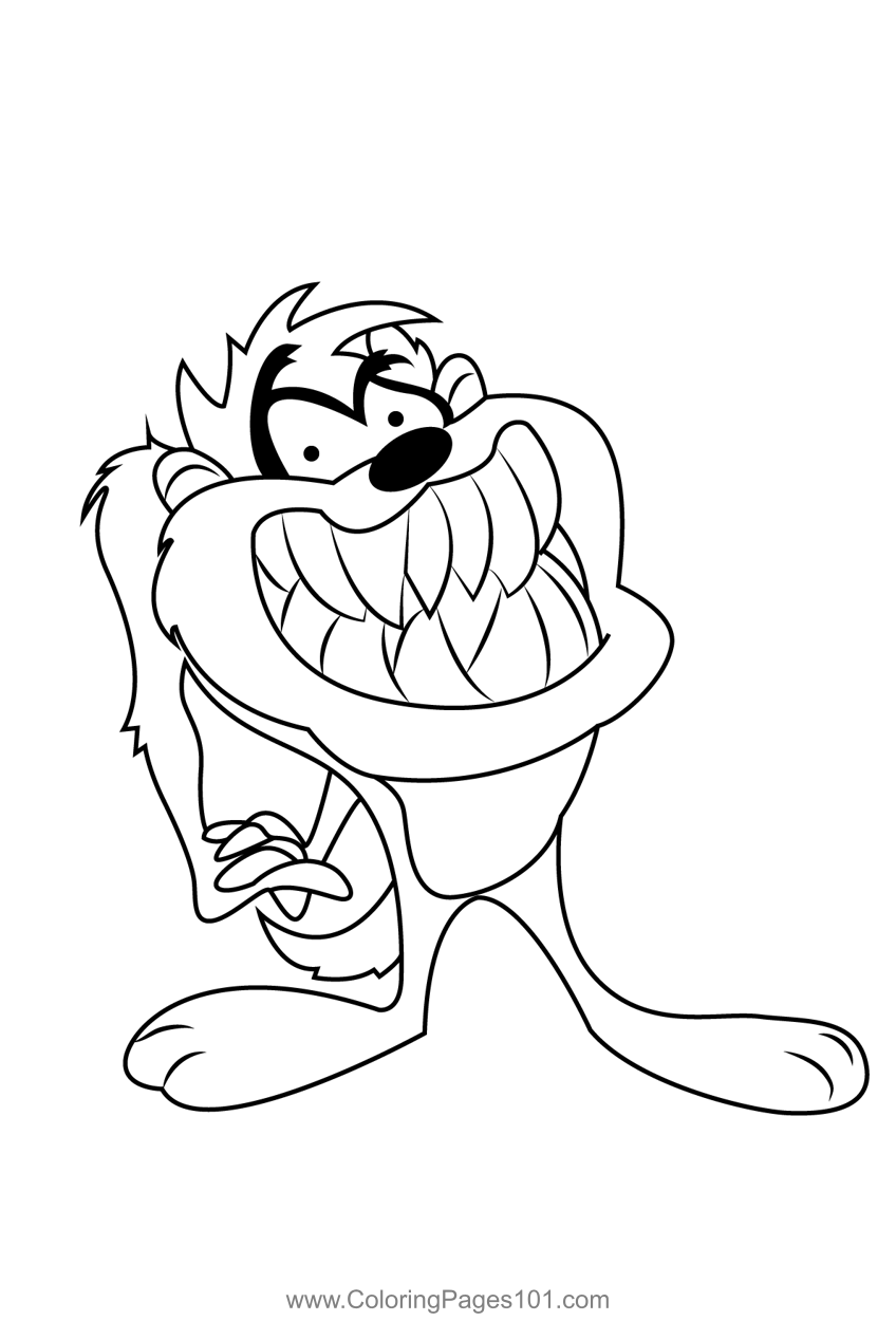 60 Printable Tasmanian Devil Coloring Pages 33