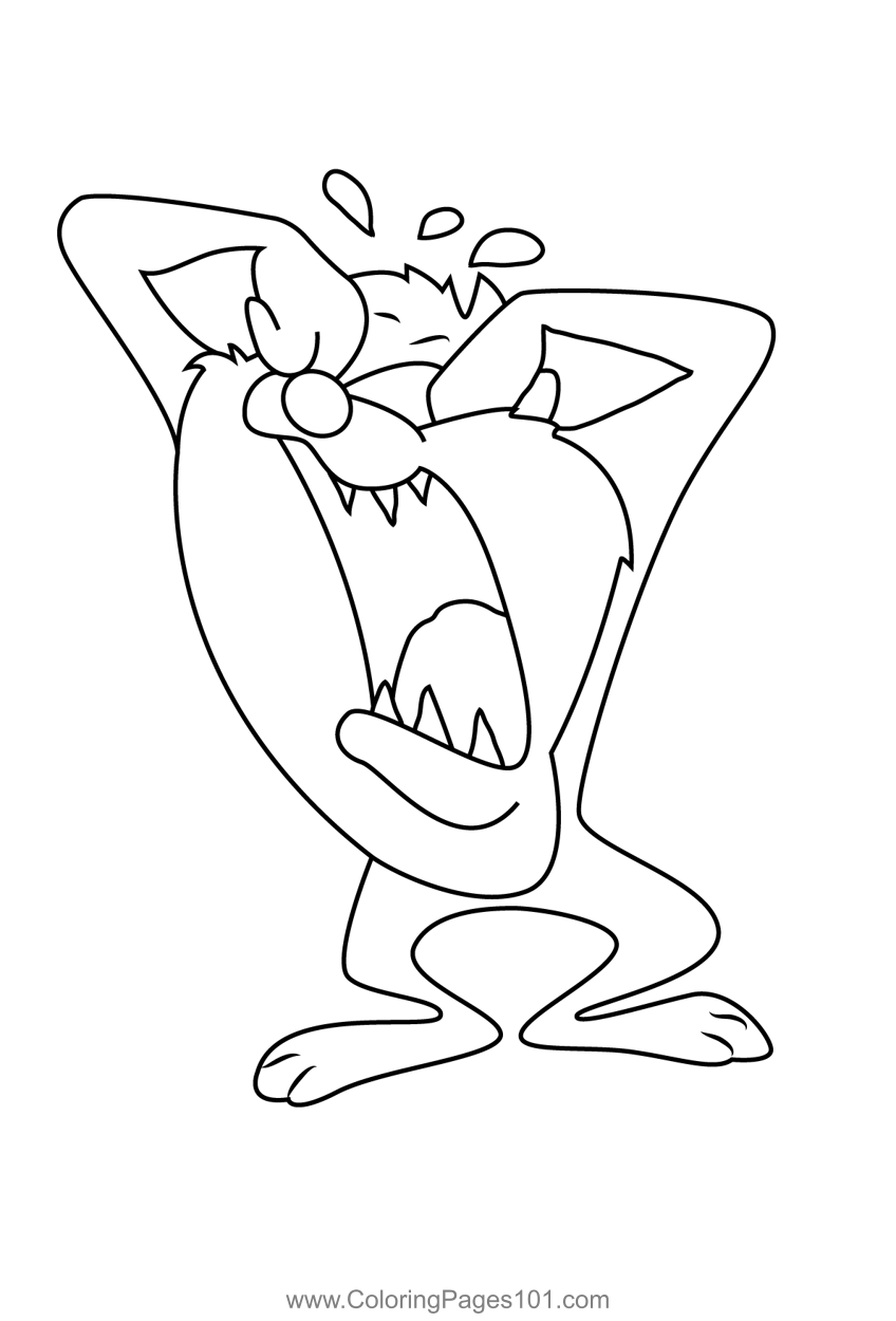 60 Printable Tasmanian Devil Coloring Pages 37