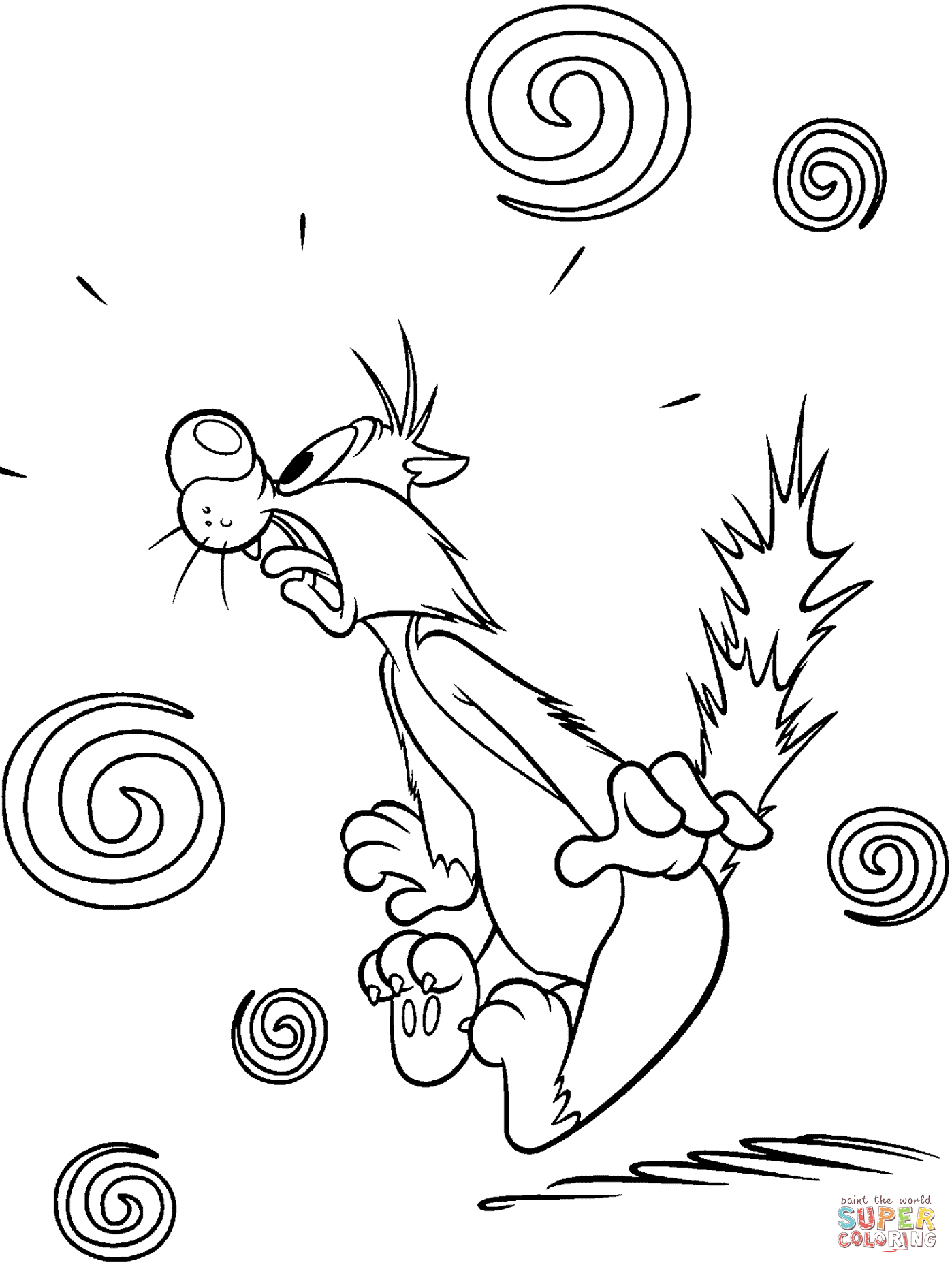 60 Printable Tasmanian Devil Coloring Pages 49