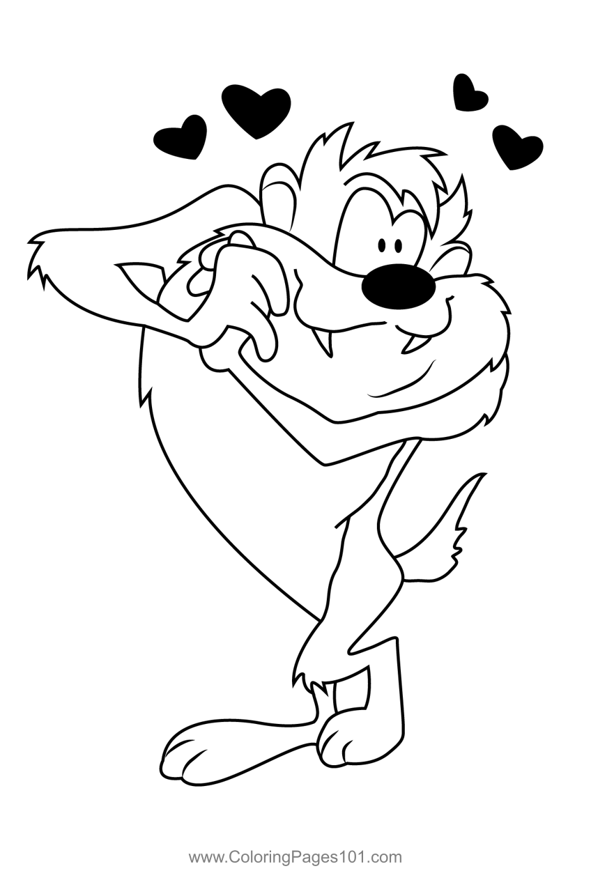 60 Printable Tasmanian Devil Coloring Pages 52