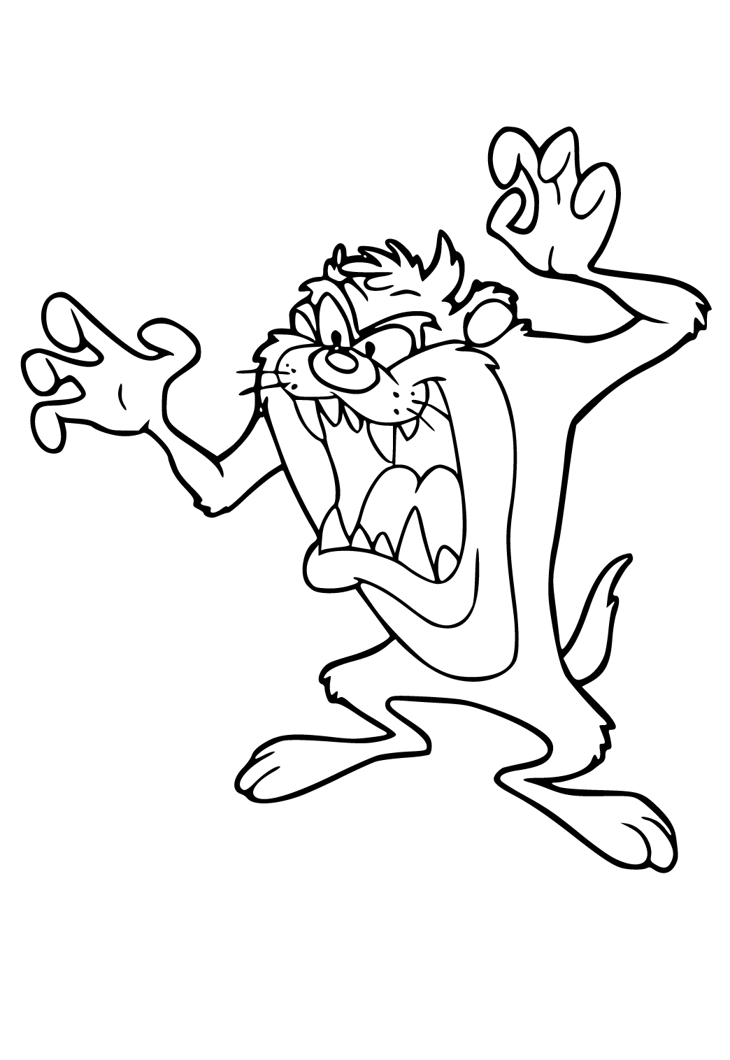 60 Printable Tasmanian Devil Coloring Pages 53