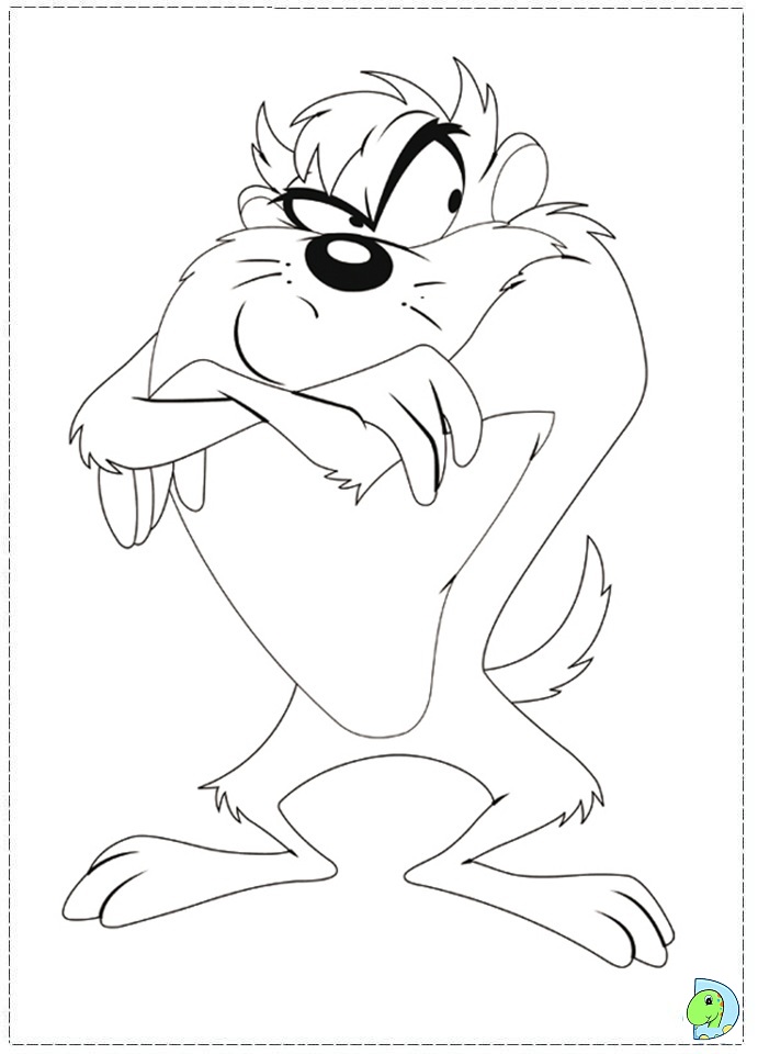 60 Printable Tasmanian Devil Coloring Pages 6