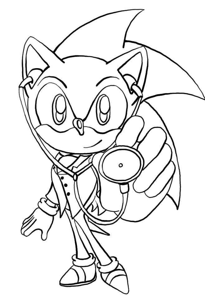 60 Sonic Coloring Pages Printable 23