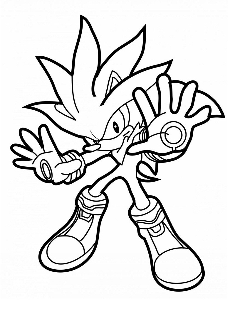 60 Sonic Coloring Pages Printable 24