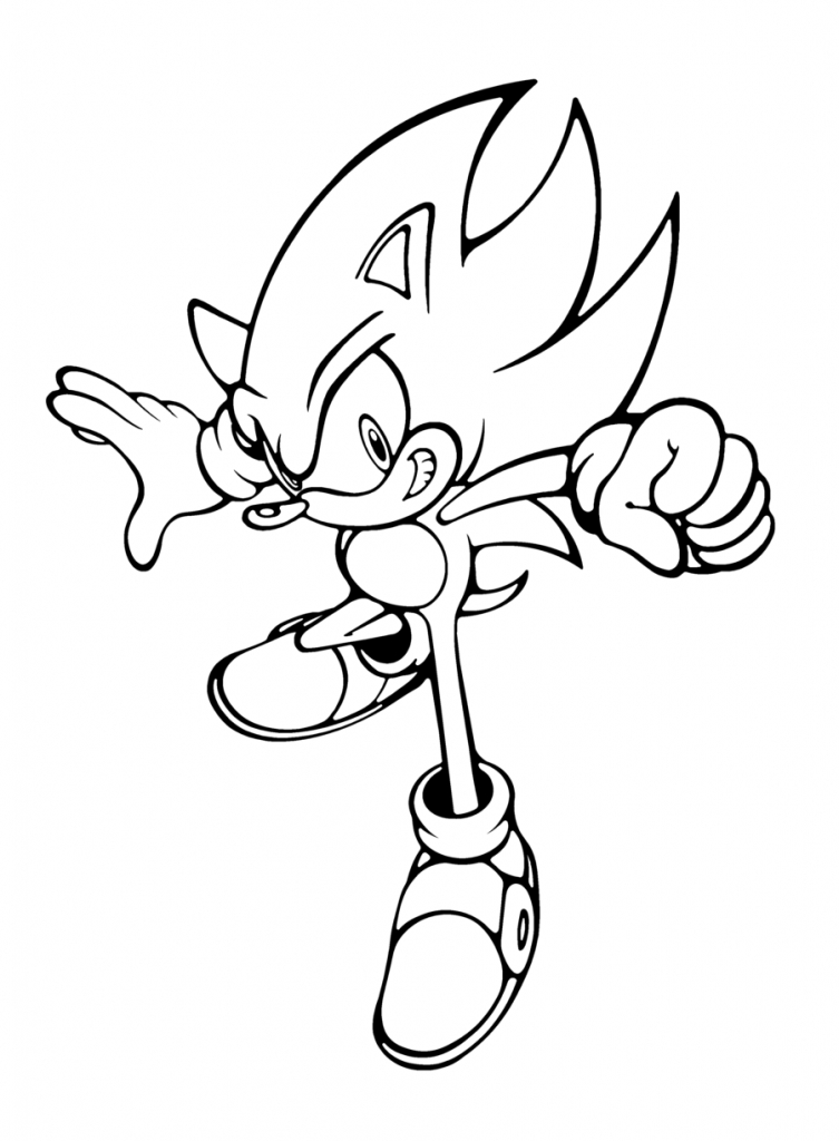 60 Sonic Coloring Pages Printable 30