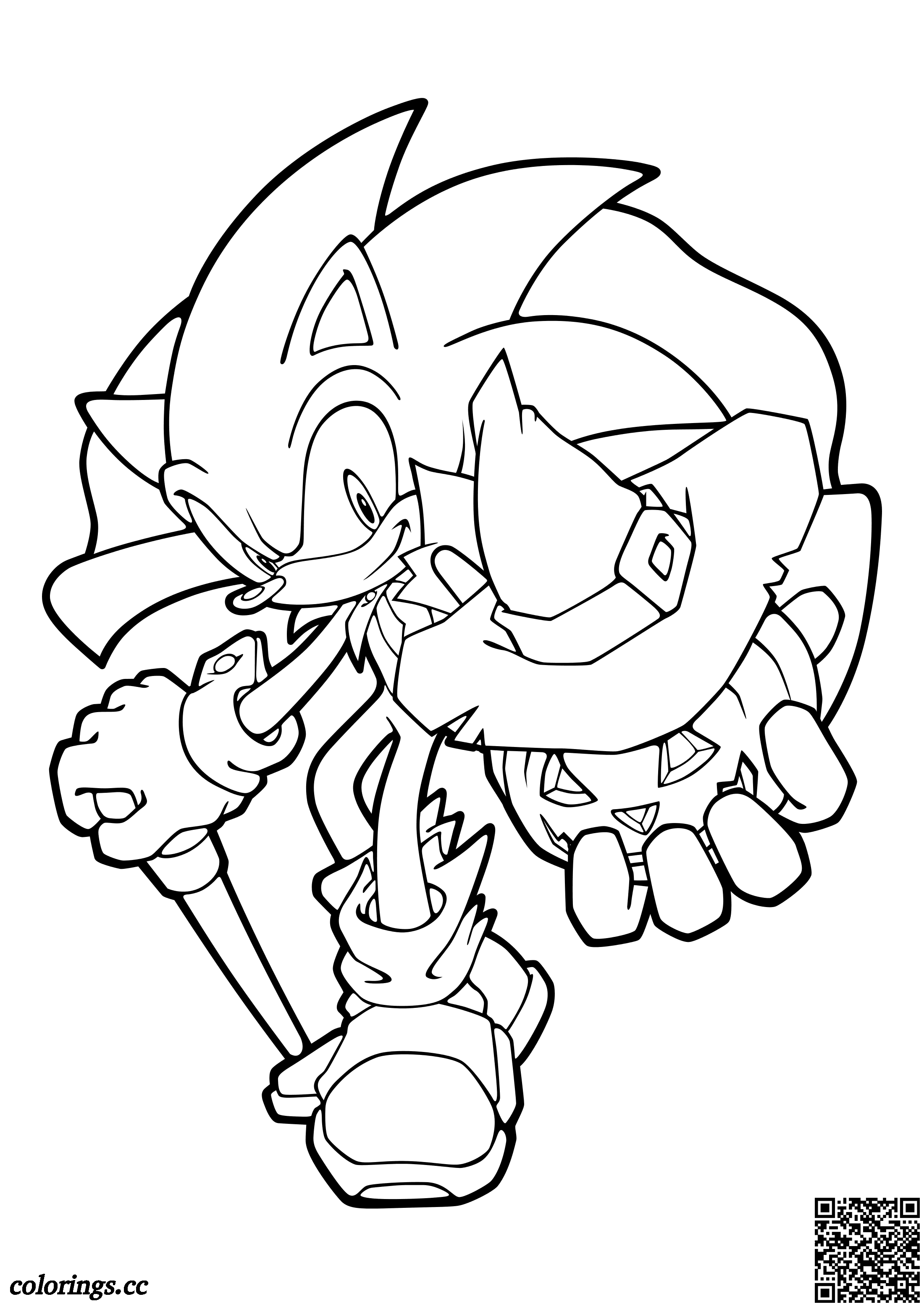 60 Sonic Coloring Pages Printable 35