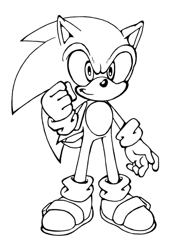 60 Sonic Coloring Pages Printable 36