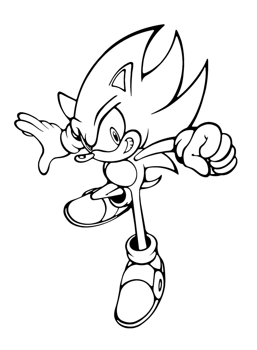 60 Sonic Coloring Pages Printable 39