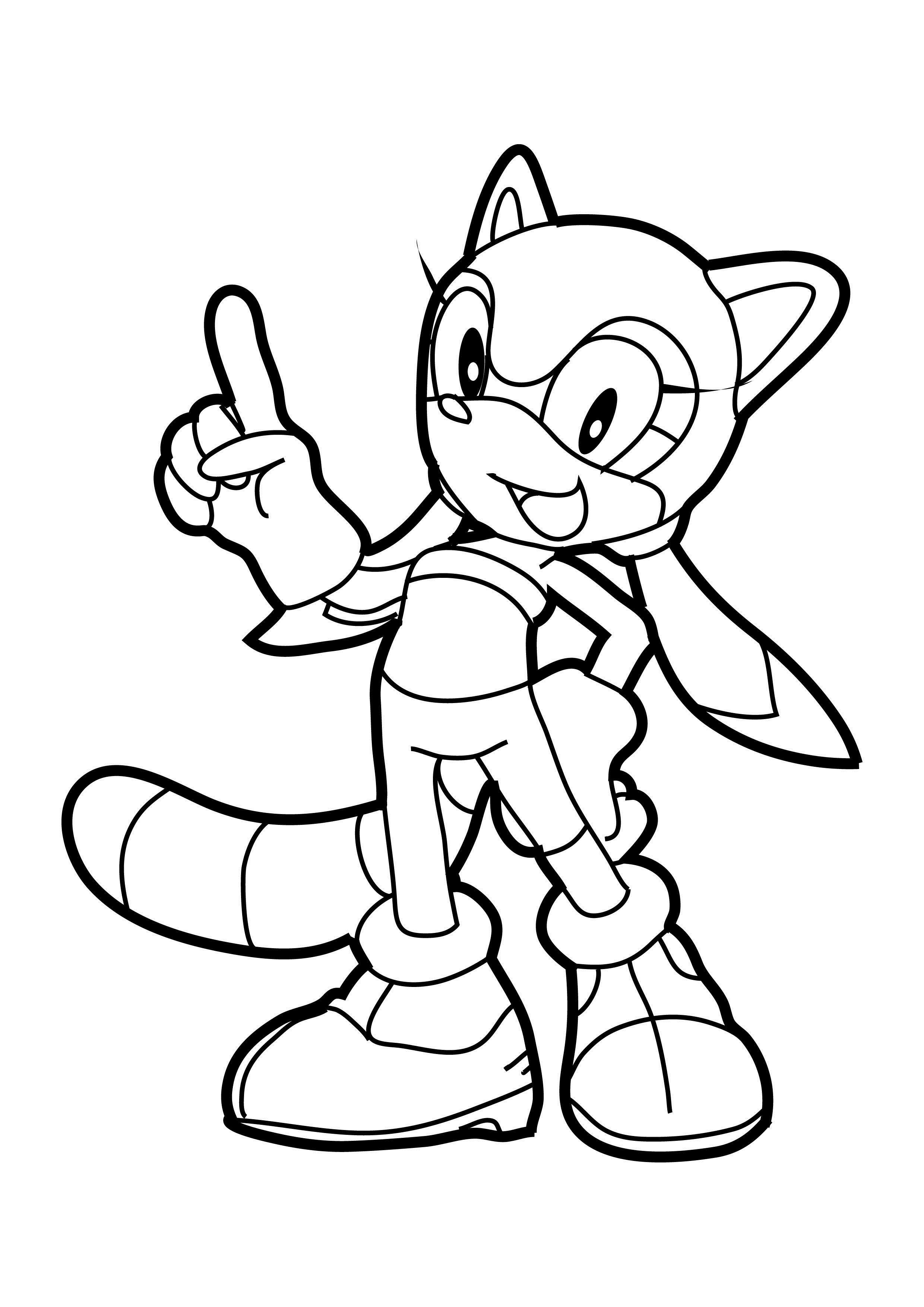 60 Sonic Coloring Pages Printable 40