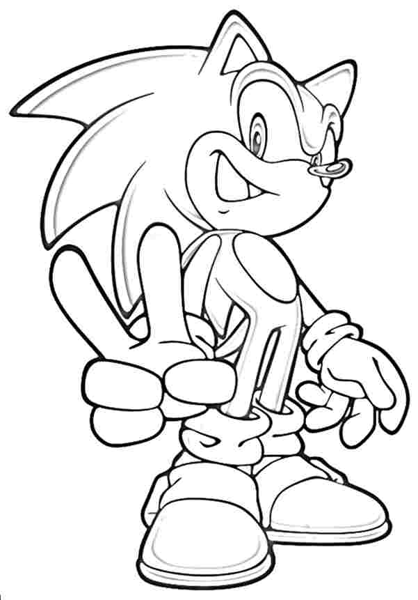 60 Sonic Coloring Pages Printable 46