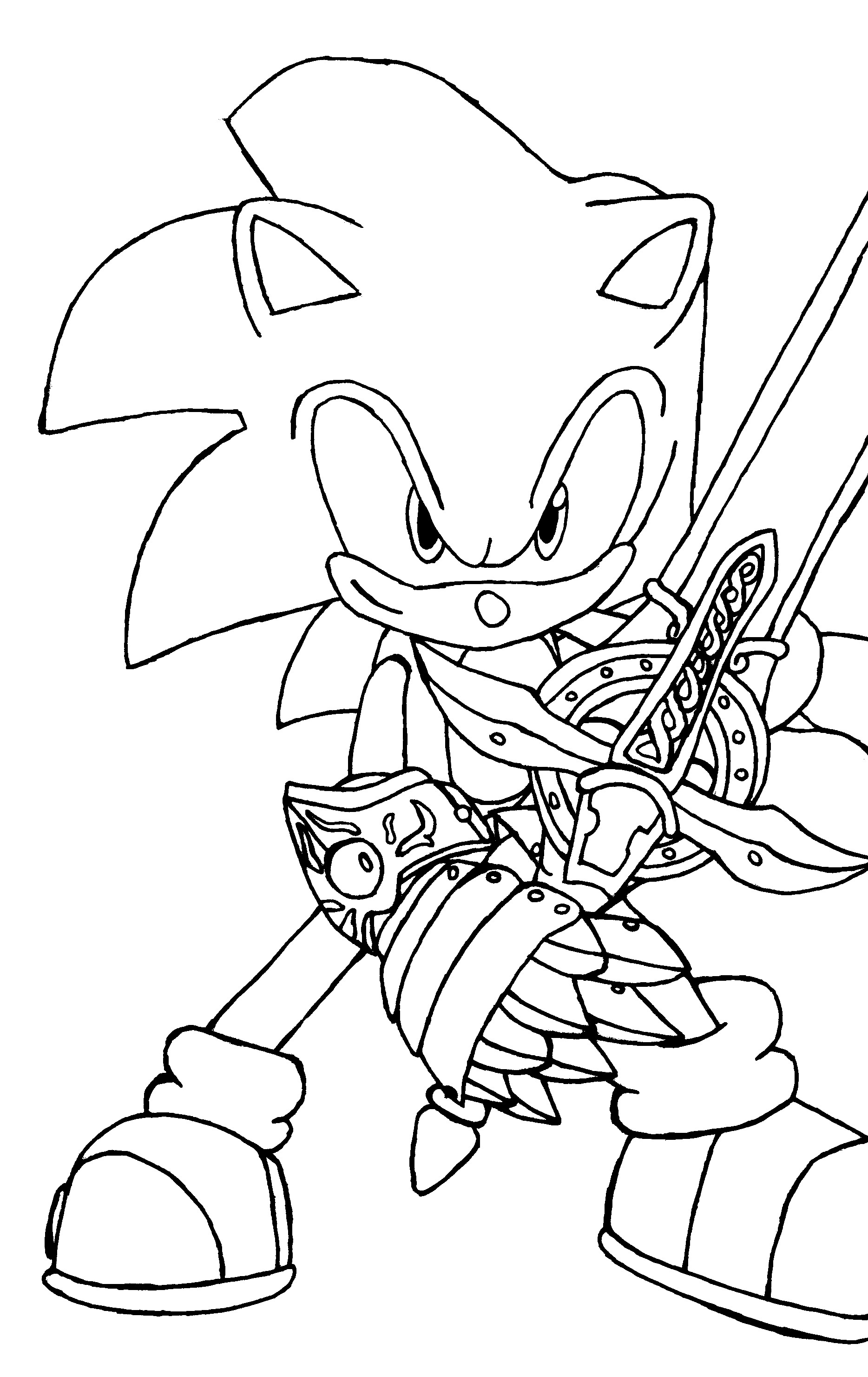 60 Sonic Coloring Pages Printable 52