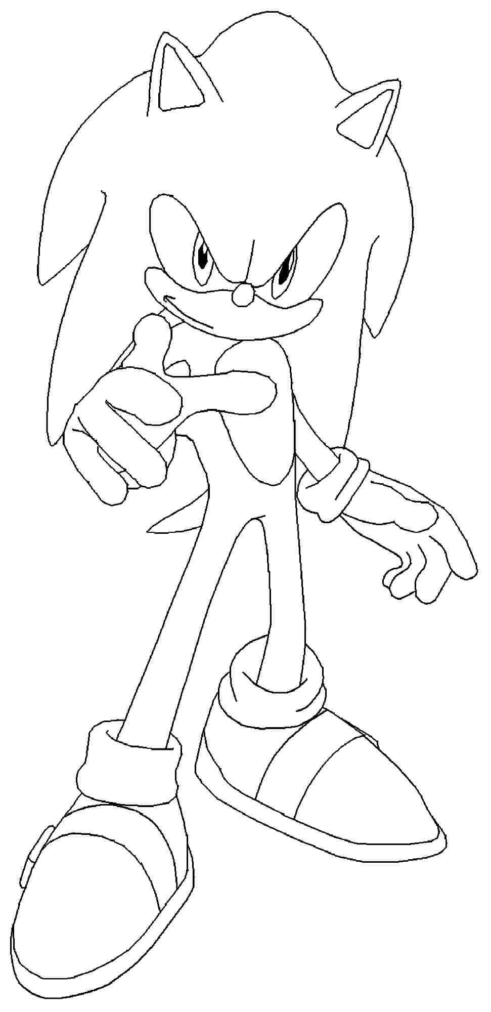 60 Sonic Coloring Pages Printable 8