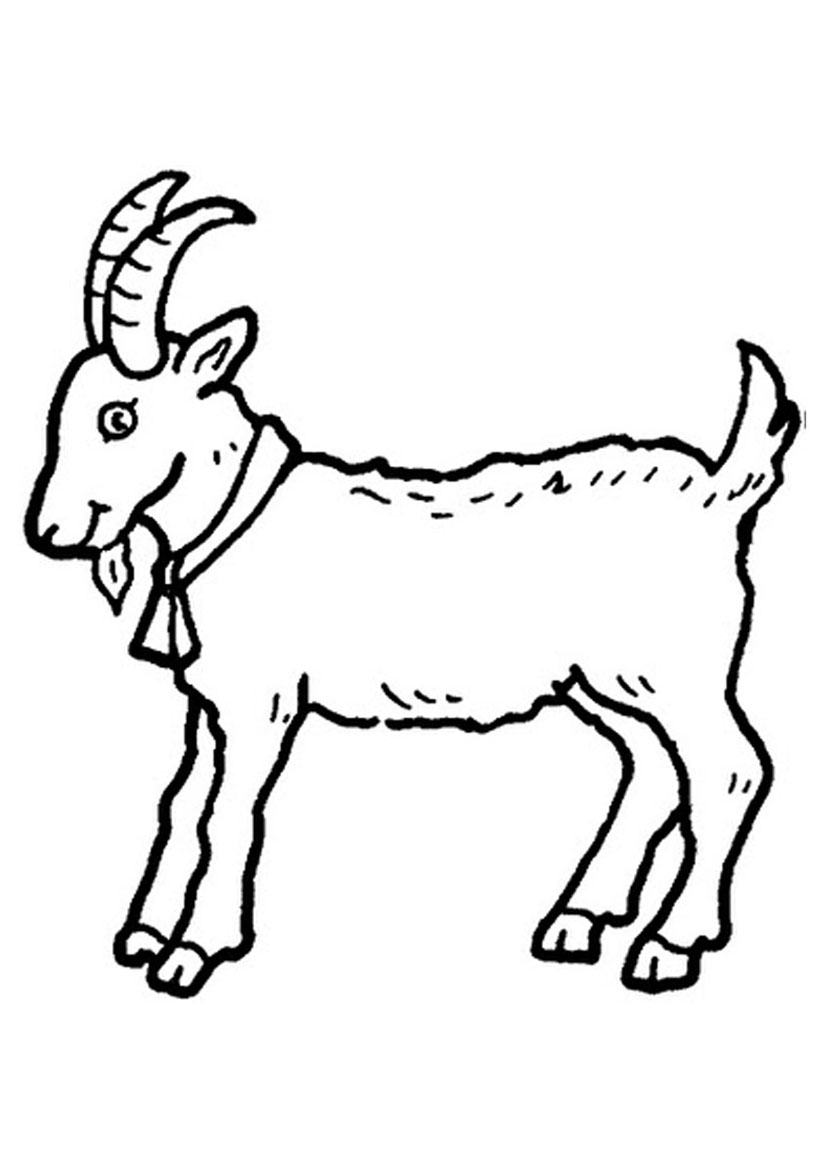 Get 85 Coloring Page Goat Ideas 1