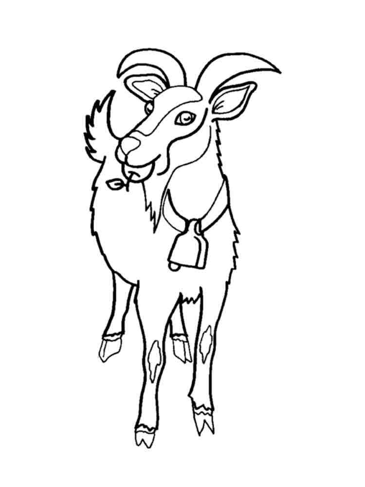 Get 85 Coloring Page Goat Ideas 10