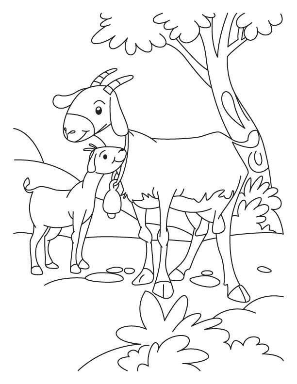 Get 85 Coloring Page Goat Ideas 11