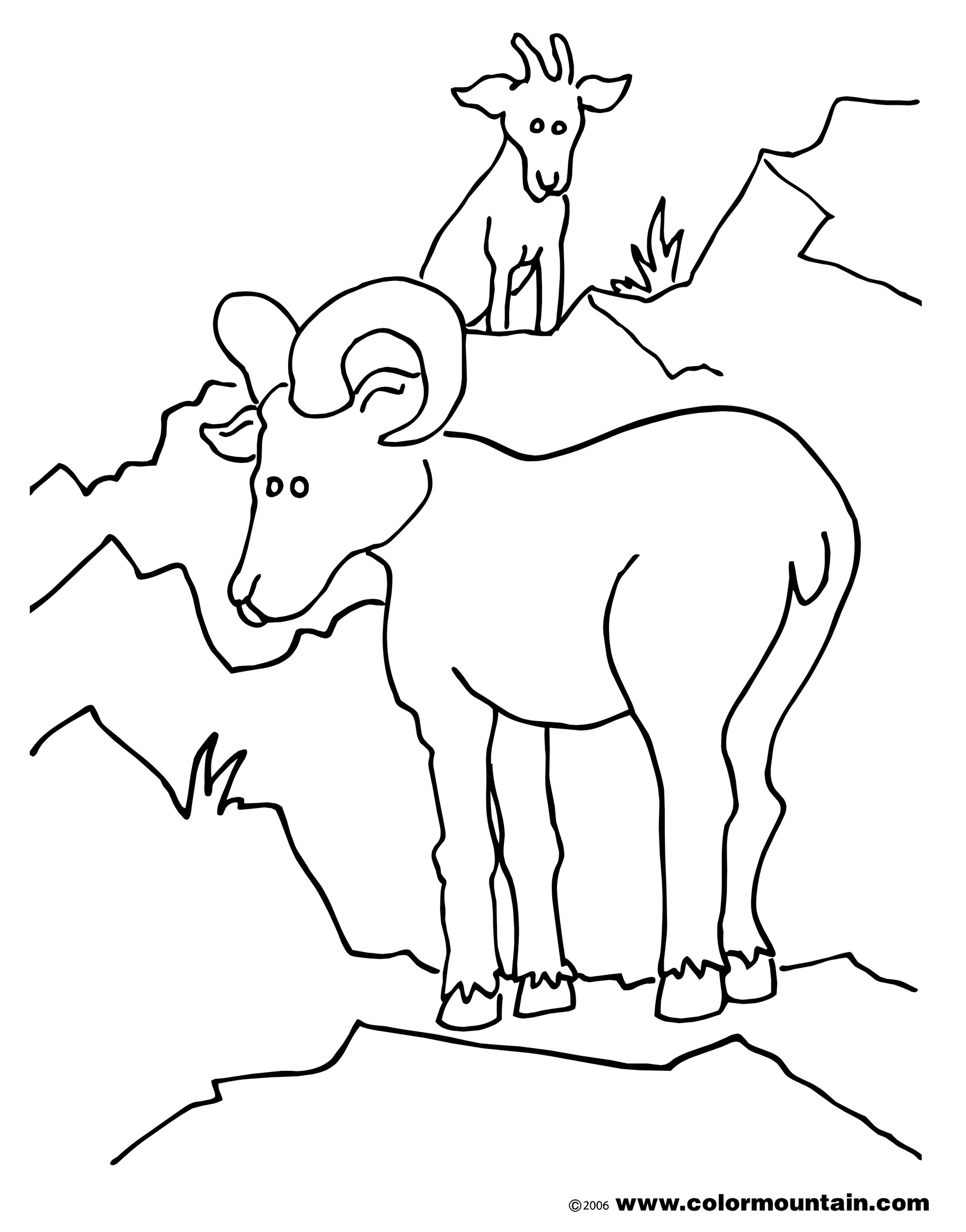 Get 85 Coloring Page Goat Ideas 34