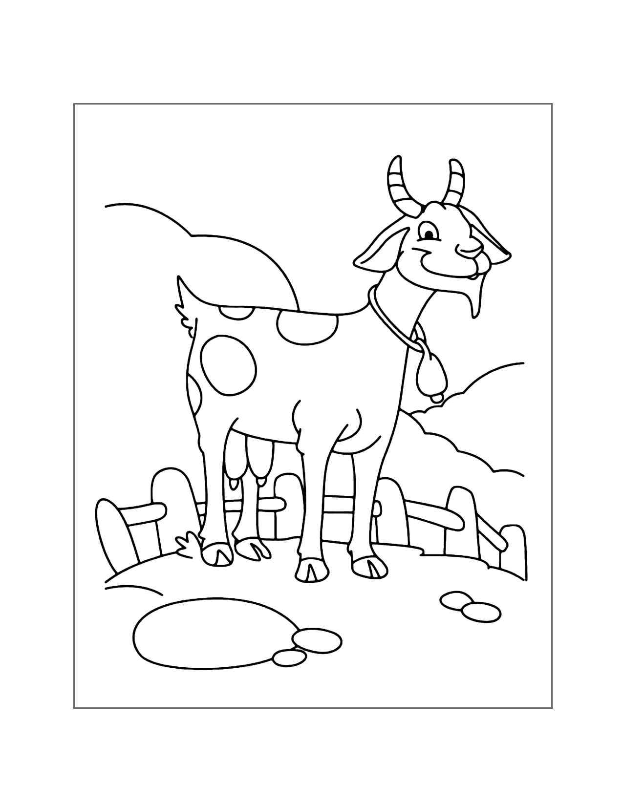 Get 85 Coloring Page Goat Ideas 49