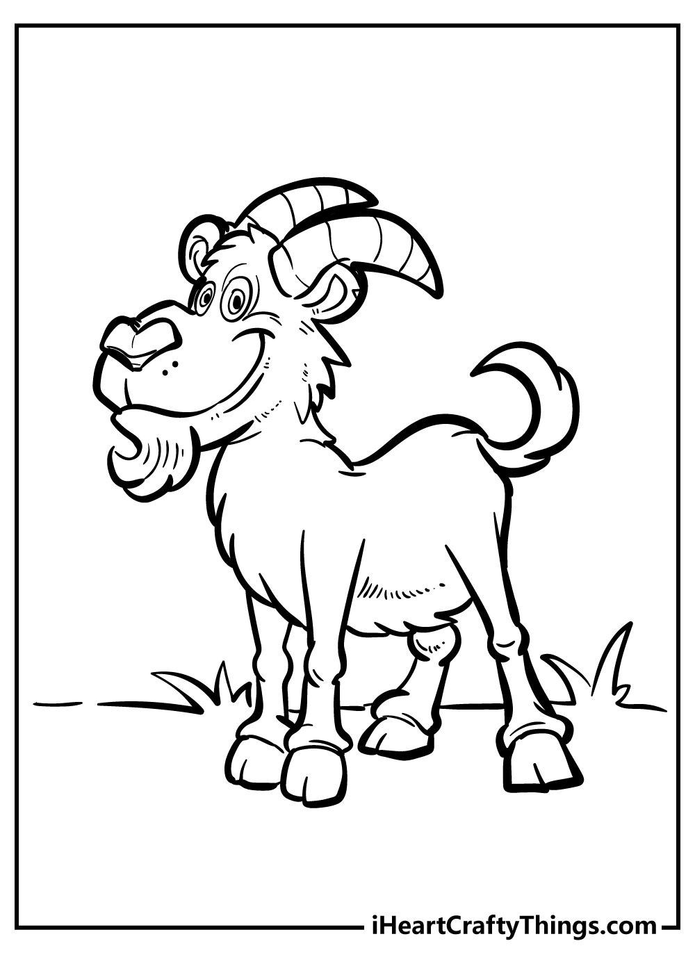 Get 85 Coloring Page Goat Ideas 5