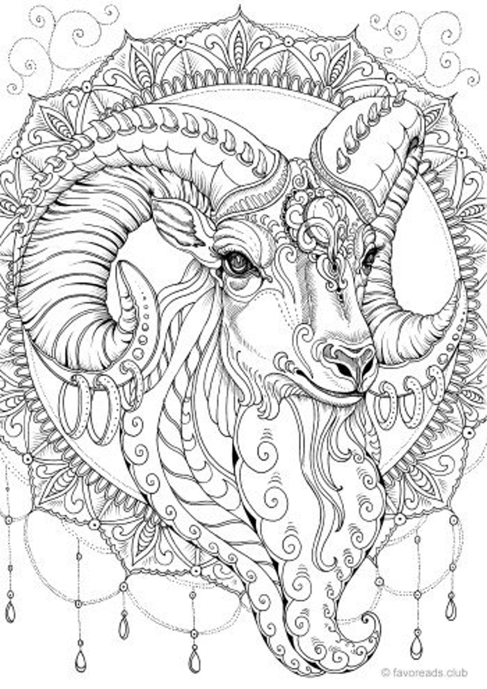 Get 85 Coloring Page Goat Ideas 60