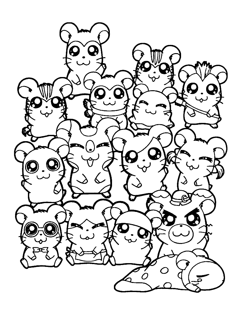 Get 85 Coloring Page Hamster Ideas 36