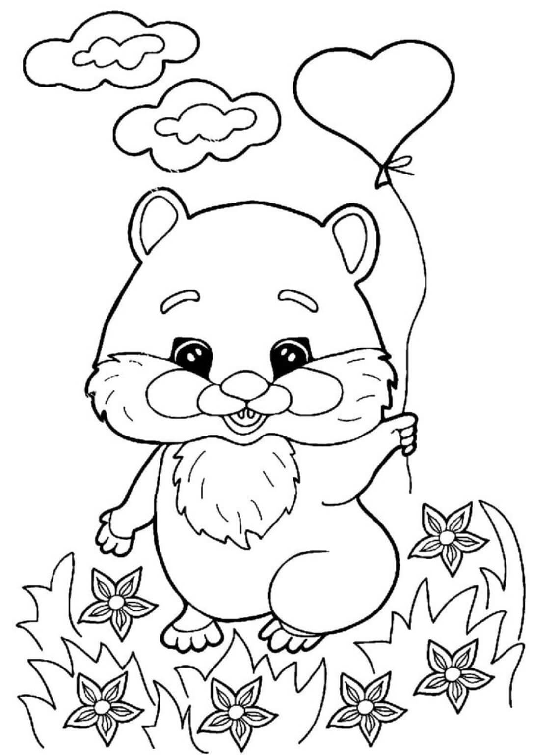 Get 85 Coloring Page Hamster Ideas 5