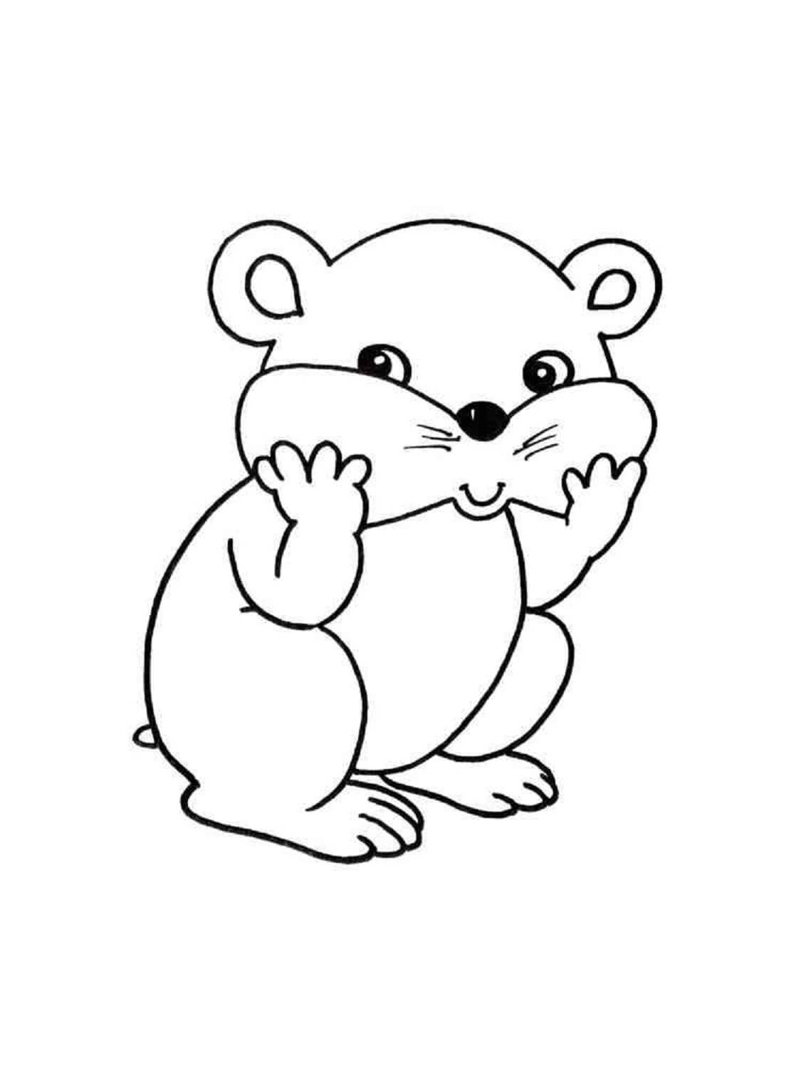 Get 85 Coloring Page Hamster Ideas 6