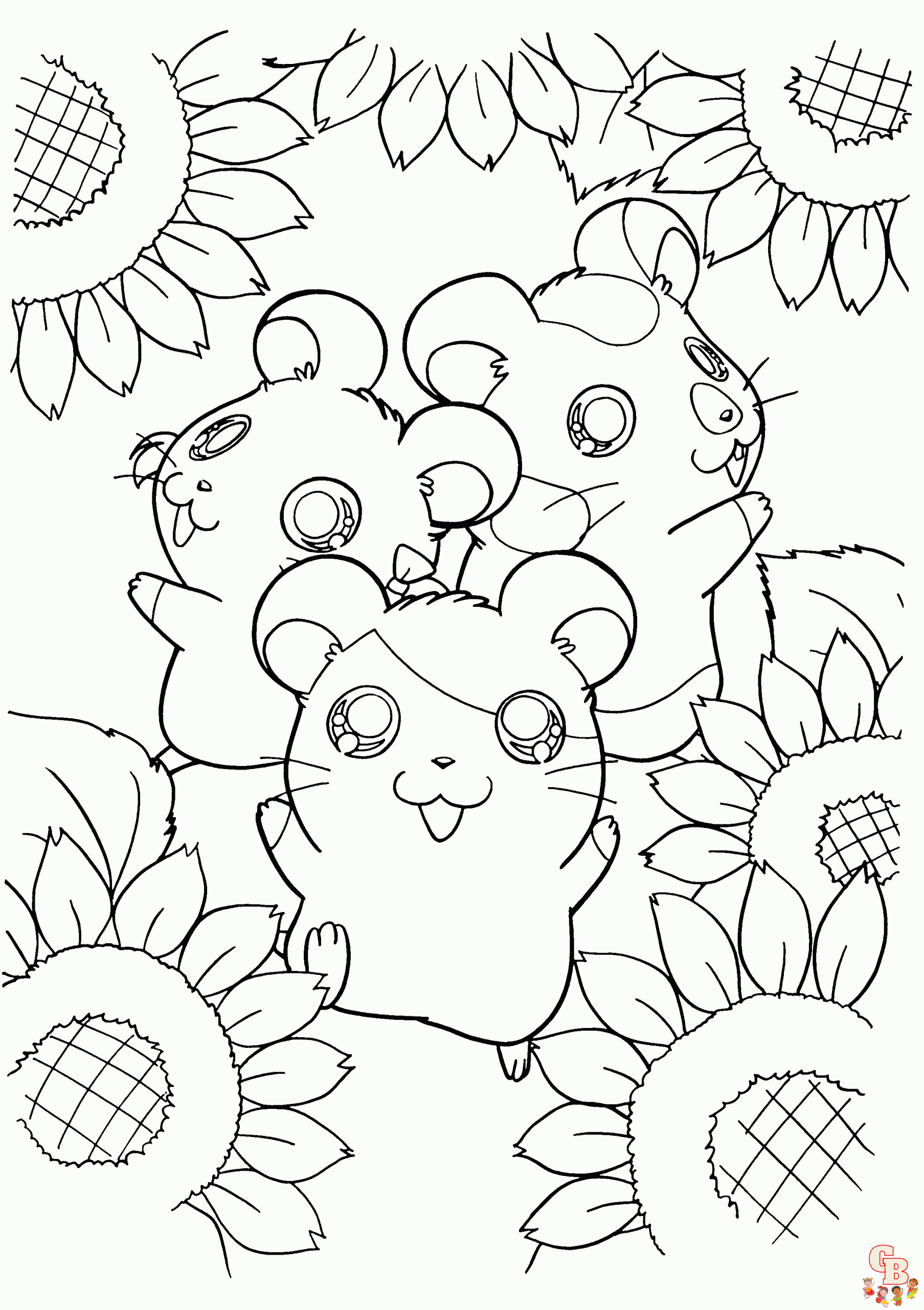 Get 85 Coloring Page Hamster Ideas 7