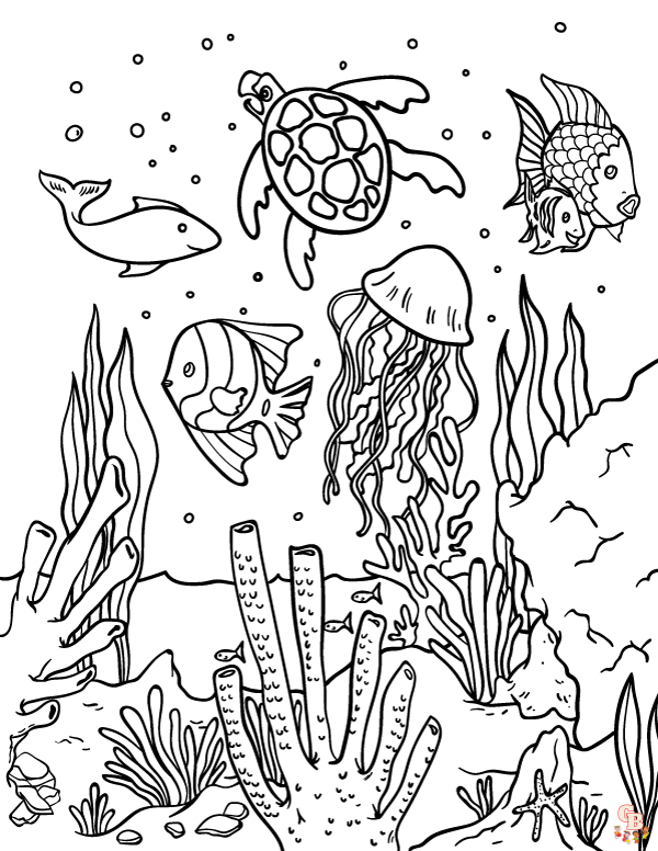 Get 85 Coloring Pages Ocean Life Ideas 14