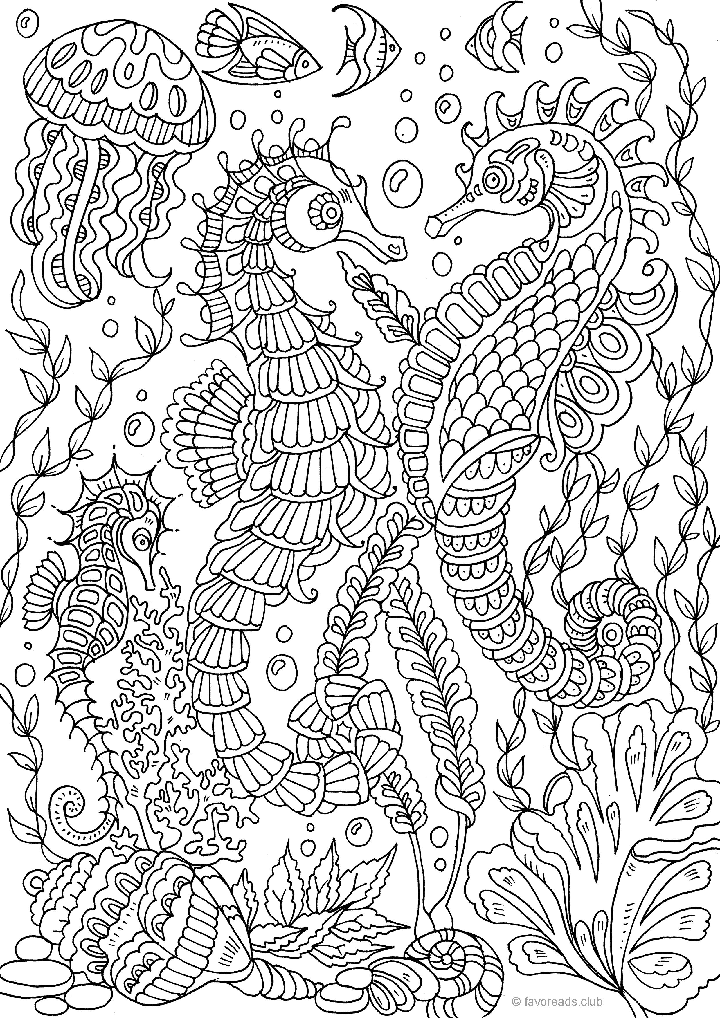 Get 85 Coloring Pages Ocean Life Ideas 15