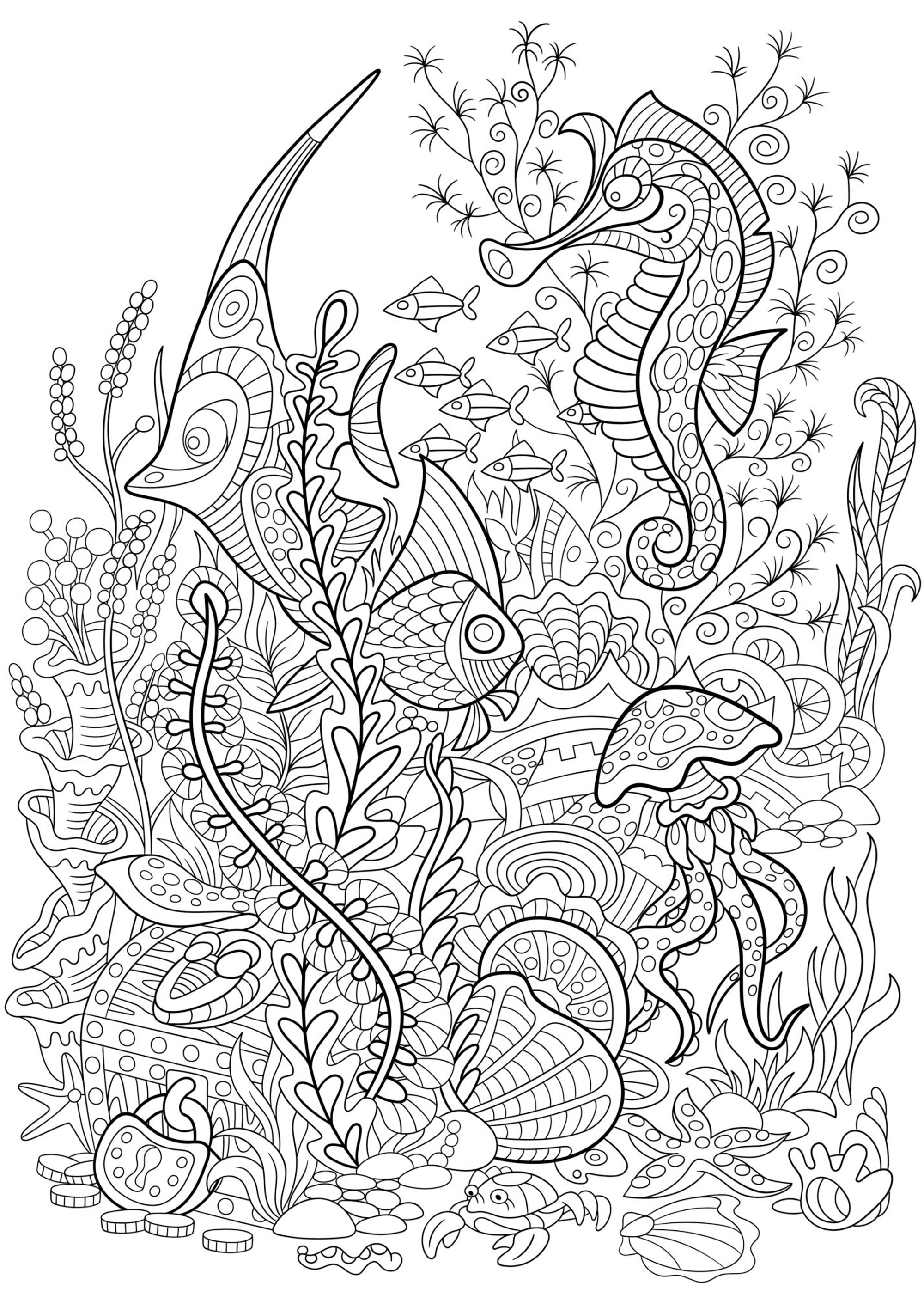 Get 85 Coloring Pages Ocean Life Ideas 42