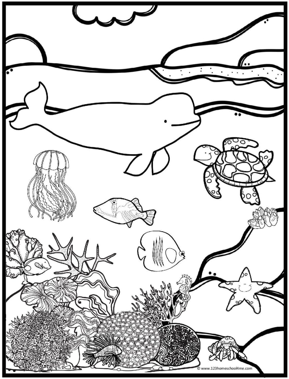 Get 85 Coloring Pages Ocean Life Ideas 46