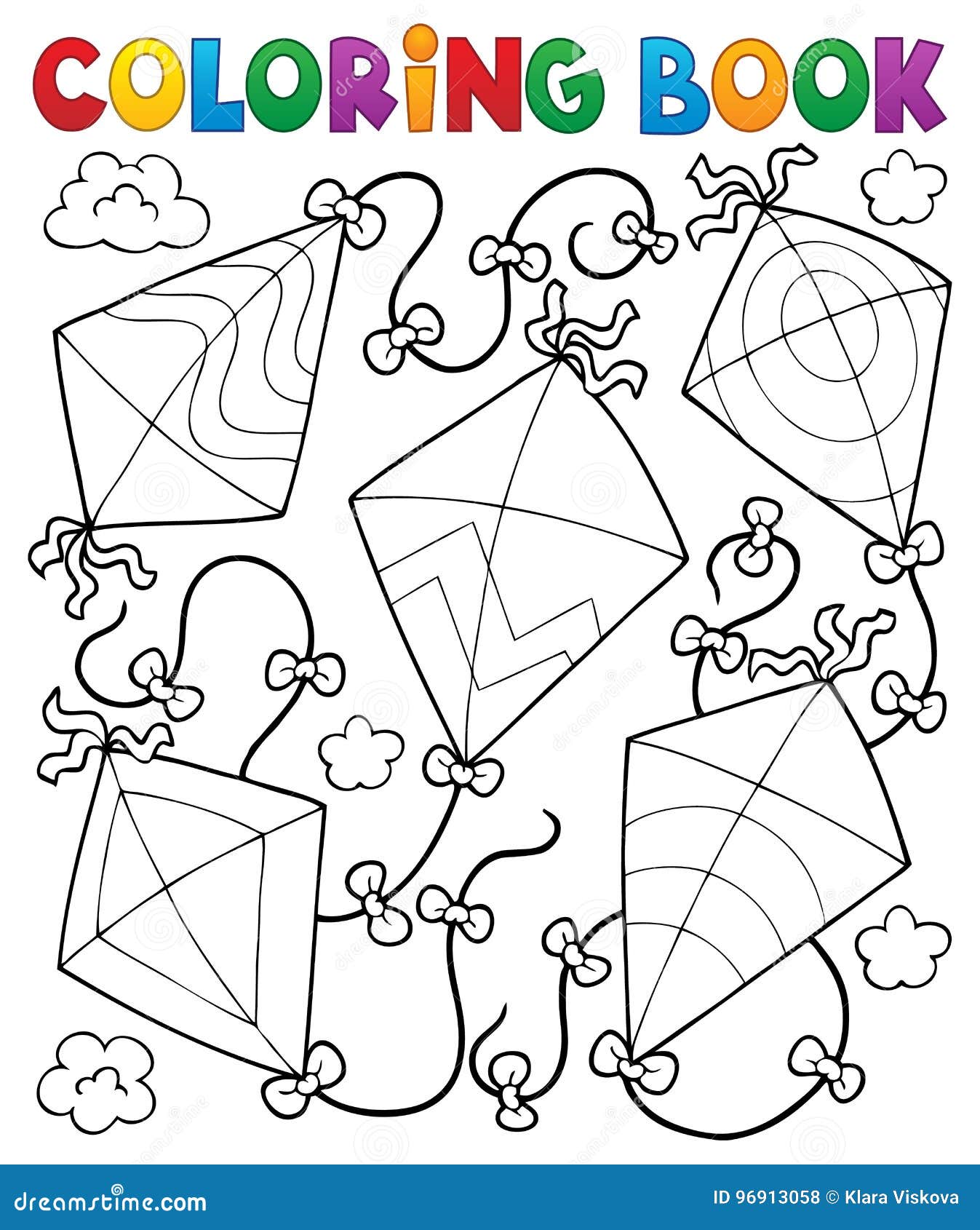 Get 85 Kite Coloring Book Ideas 13