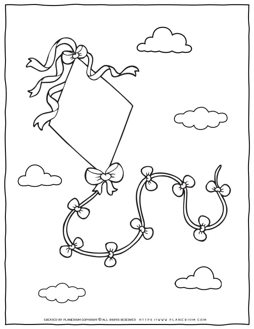 Get 85 Kite Coloring Book Ideas 5