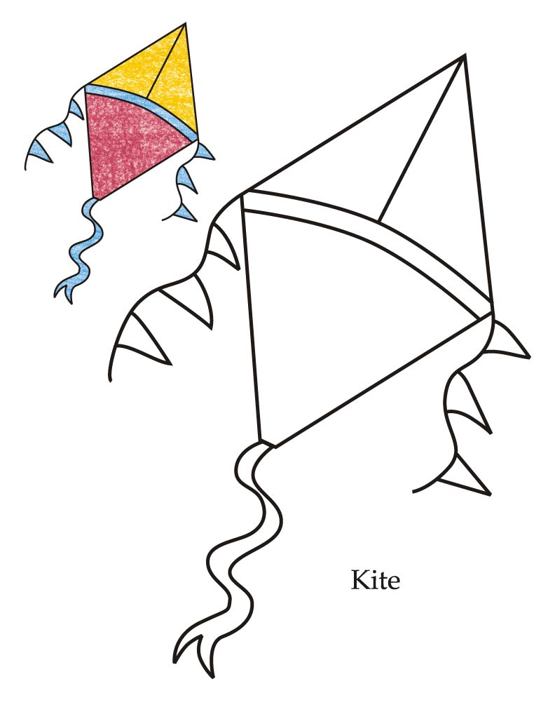 Get 85 Kite Coloring Book Ideas 52