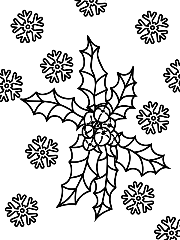 Get 85 Mistletoe Coloring Pages Ideas 19