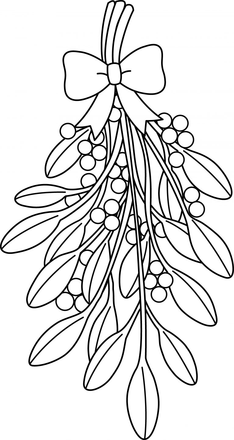 Get 85 Mistletoe Coloring Pages Ideas 48