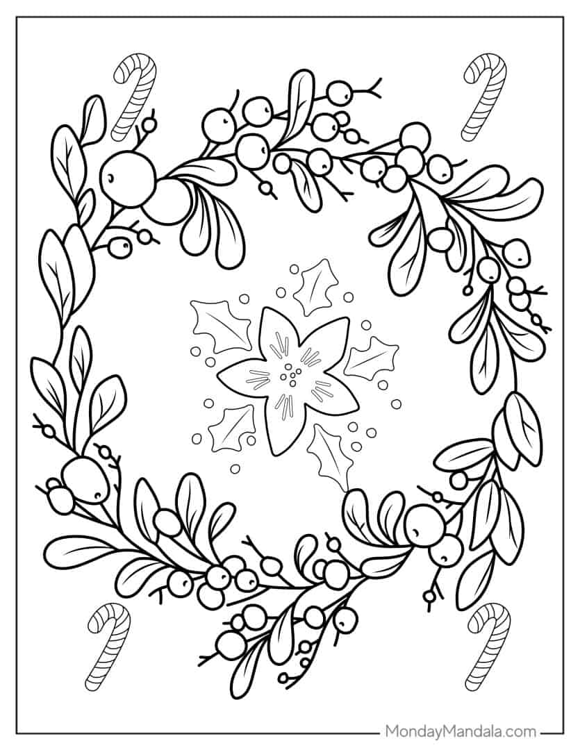 Get 85 Mistletoe Coloring Pages Ideas 53